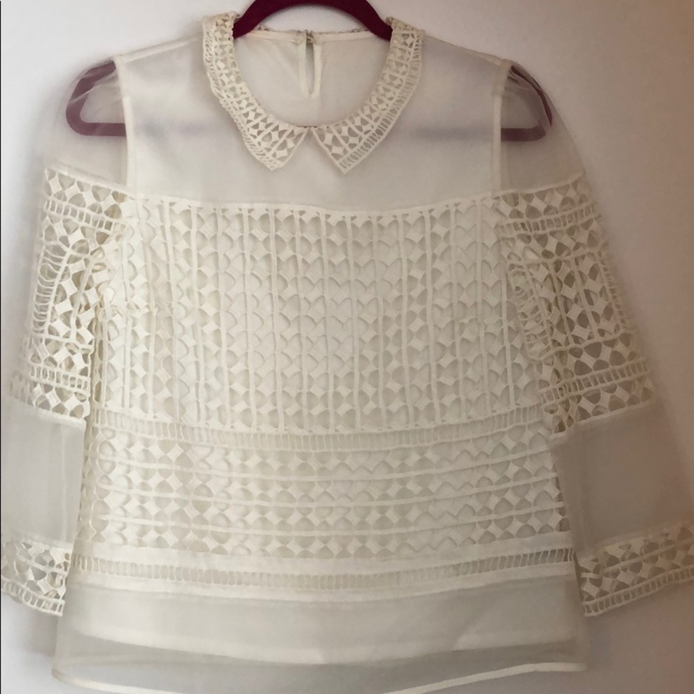 Very cute and trendy white top